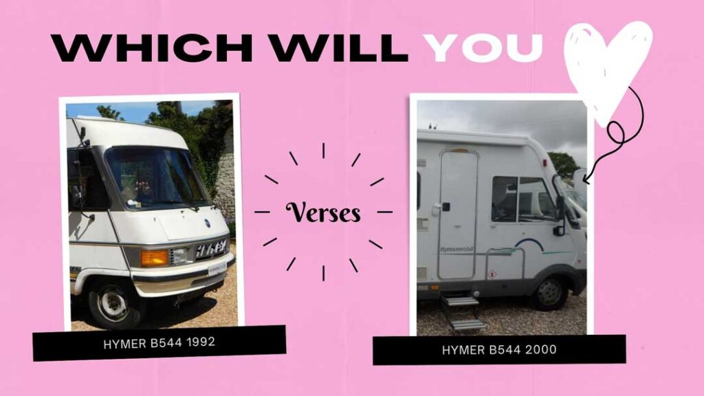 hymer b544 1992 verses 2000